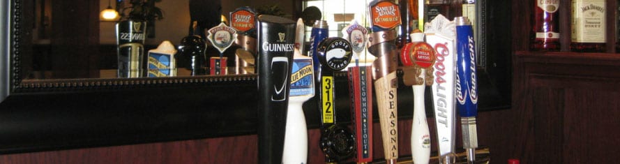 Beer Taps at Maloney's